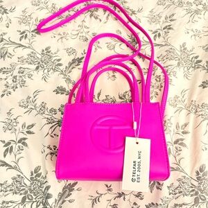 Hot Pink Mini Crossbody Bag - Modern Women's Shoulder Purse